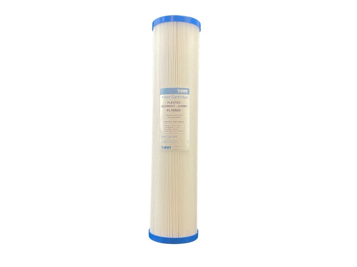 reece BWT Aus 20" Jumbo Pleated Sediment 10 Mic