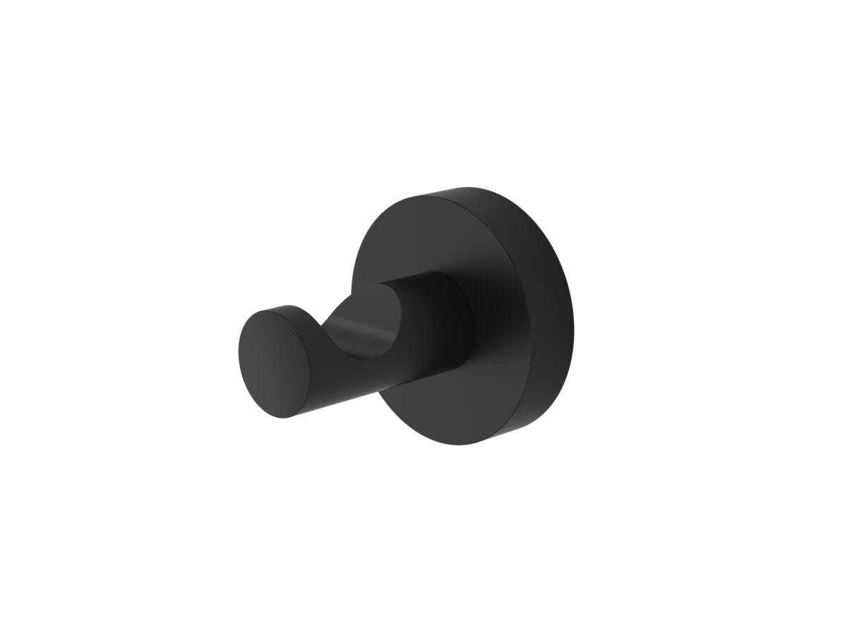 reece Caroma Cosmo Robe Hook (Metal) Black