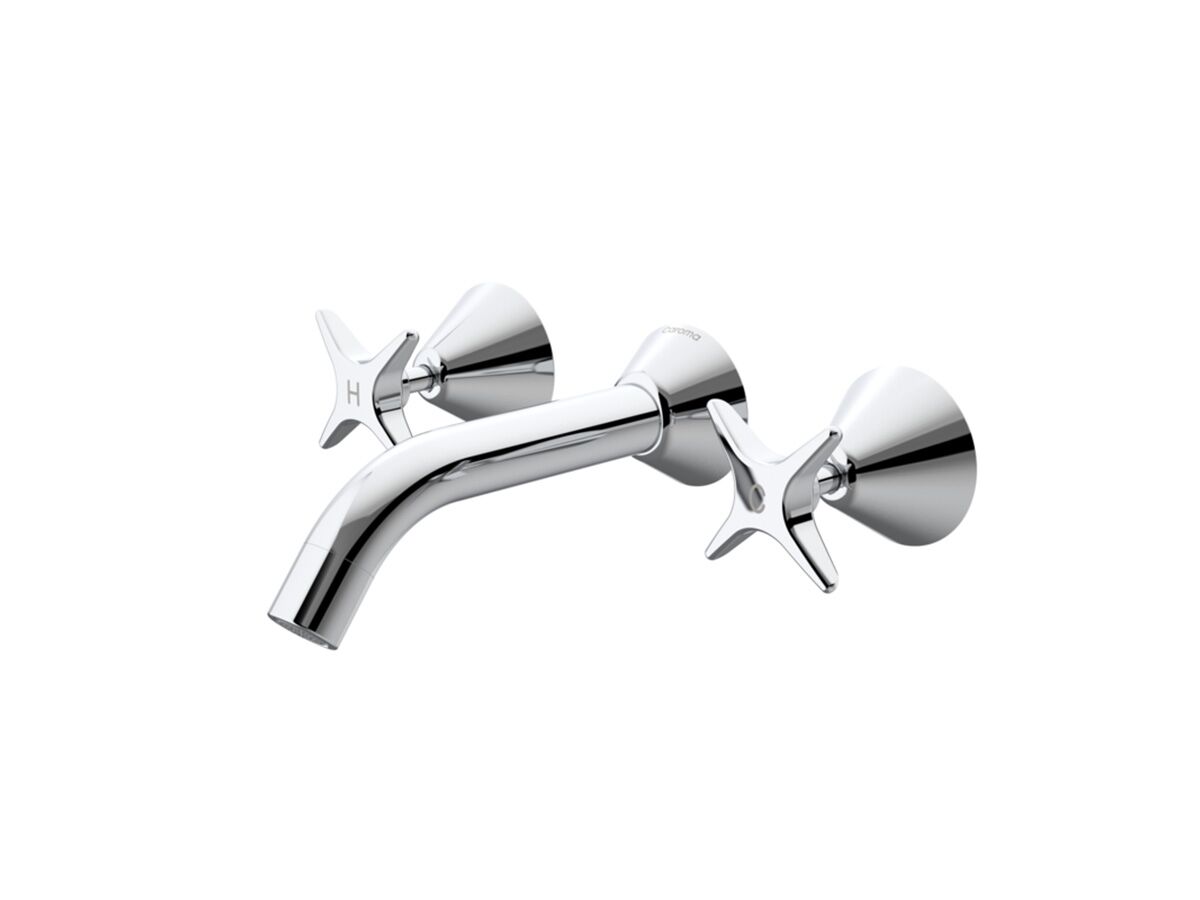 reece Caroma Elegance II Bath Set Chrome