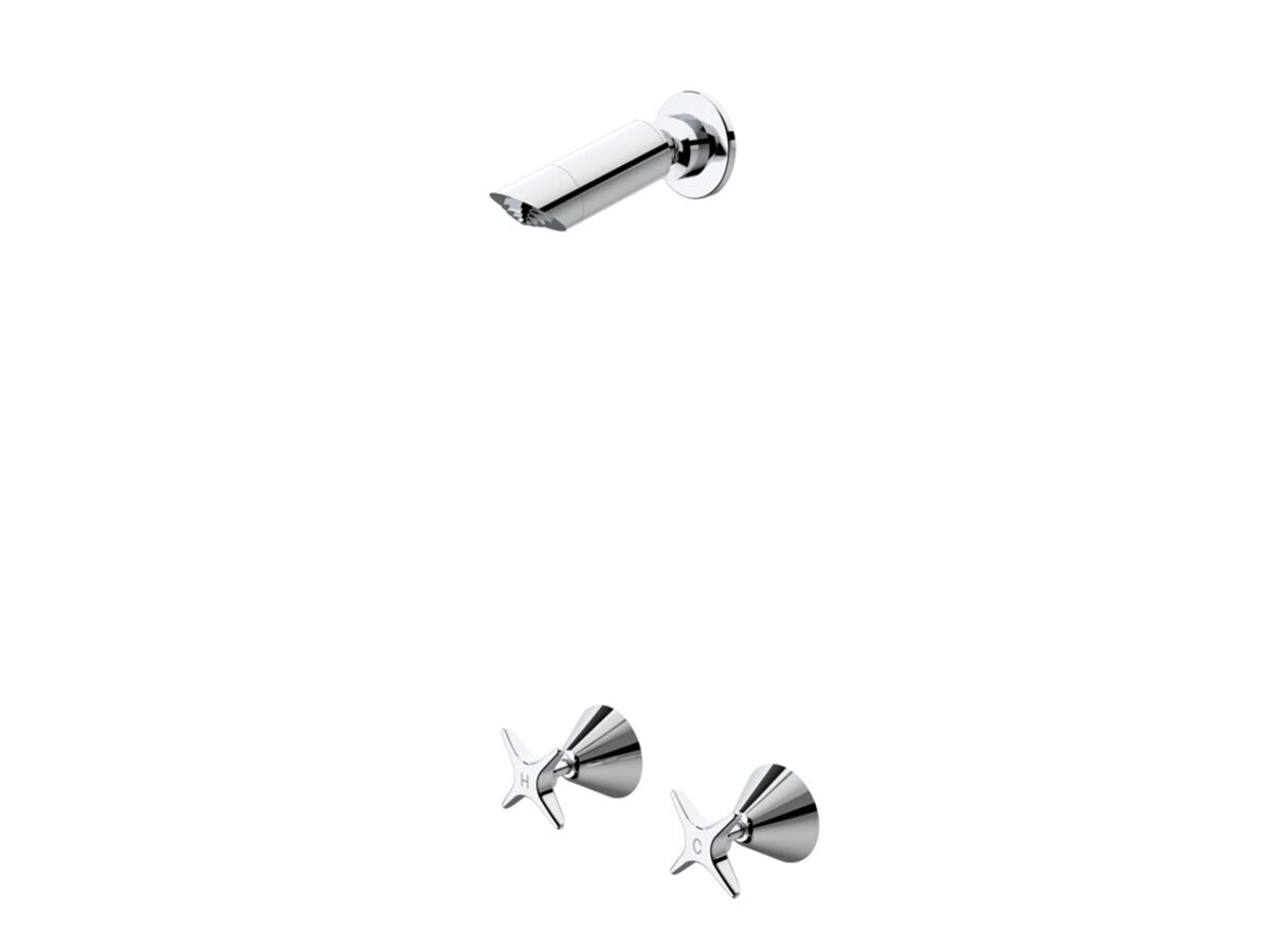 reece Caroma Elegance II Shower Set Chrome (3 Star)