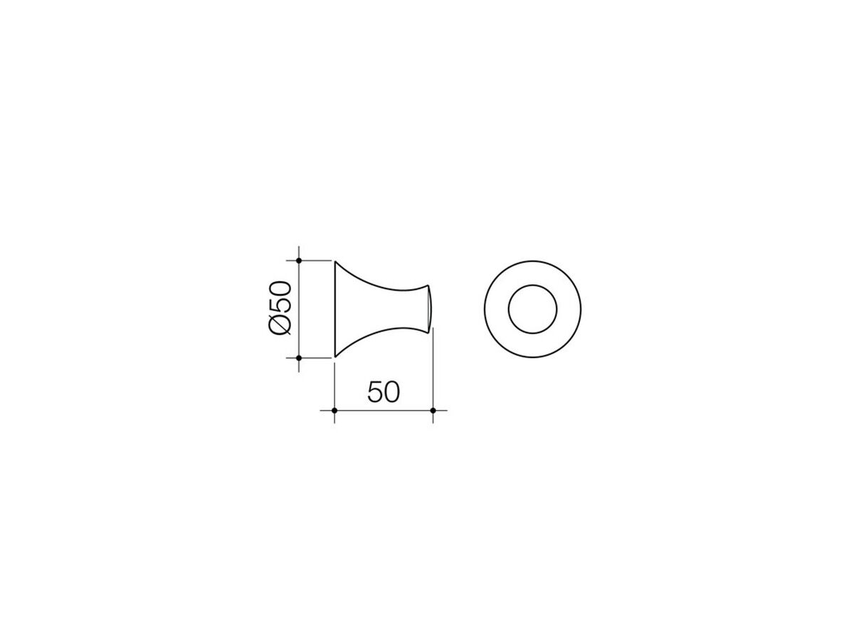Reece Caroma Elegance Robe Hook Chrome