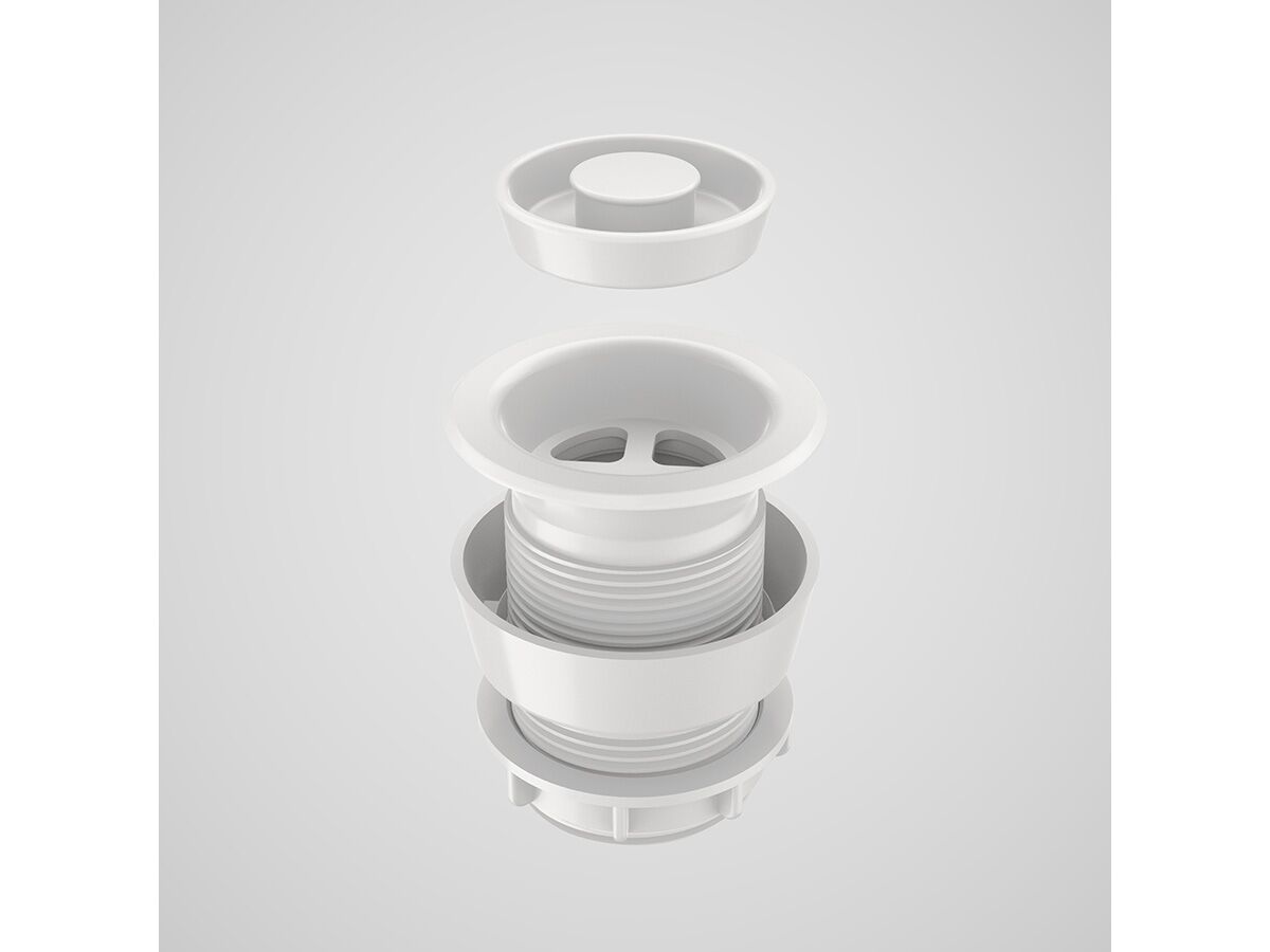 reece Caroma Plug & Waste with Spacer 40mm White