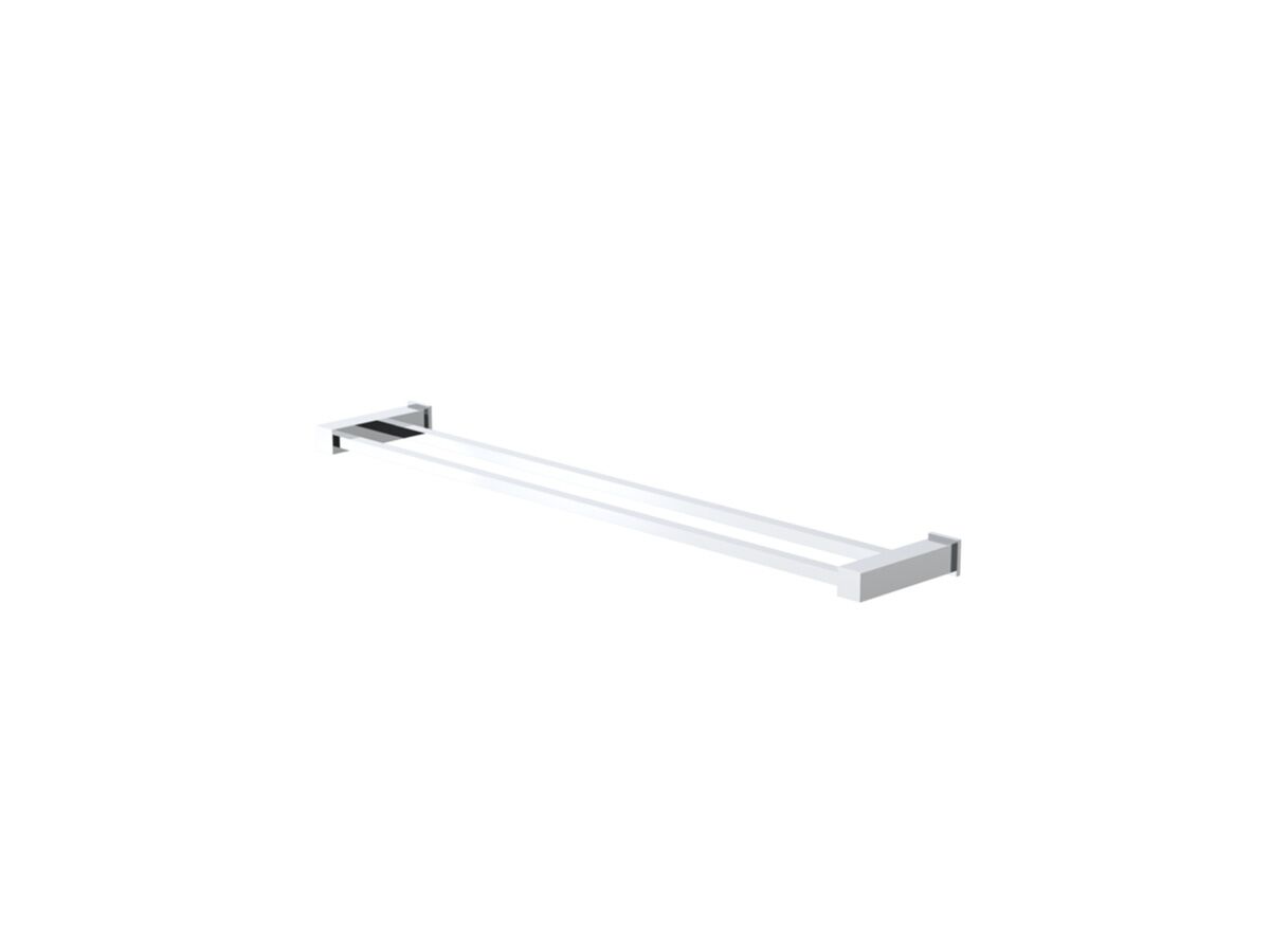 reece Caroma Quatro Double Towel Rail 600mm Chrome
