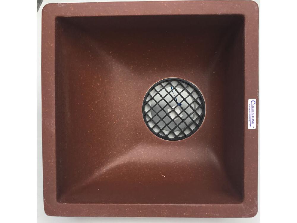 reece Colorstone Polymer Gully Domestic Sink - Brown