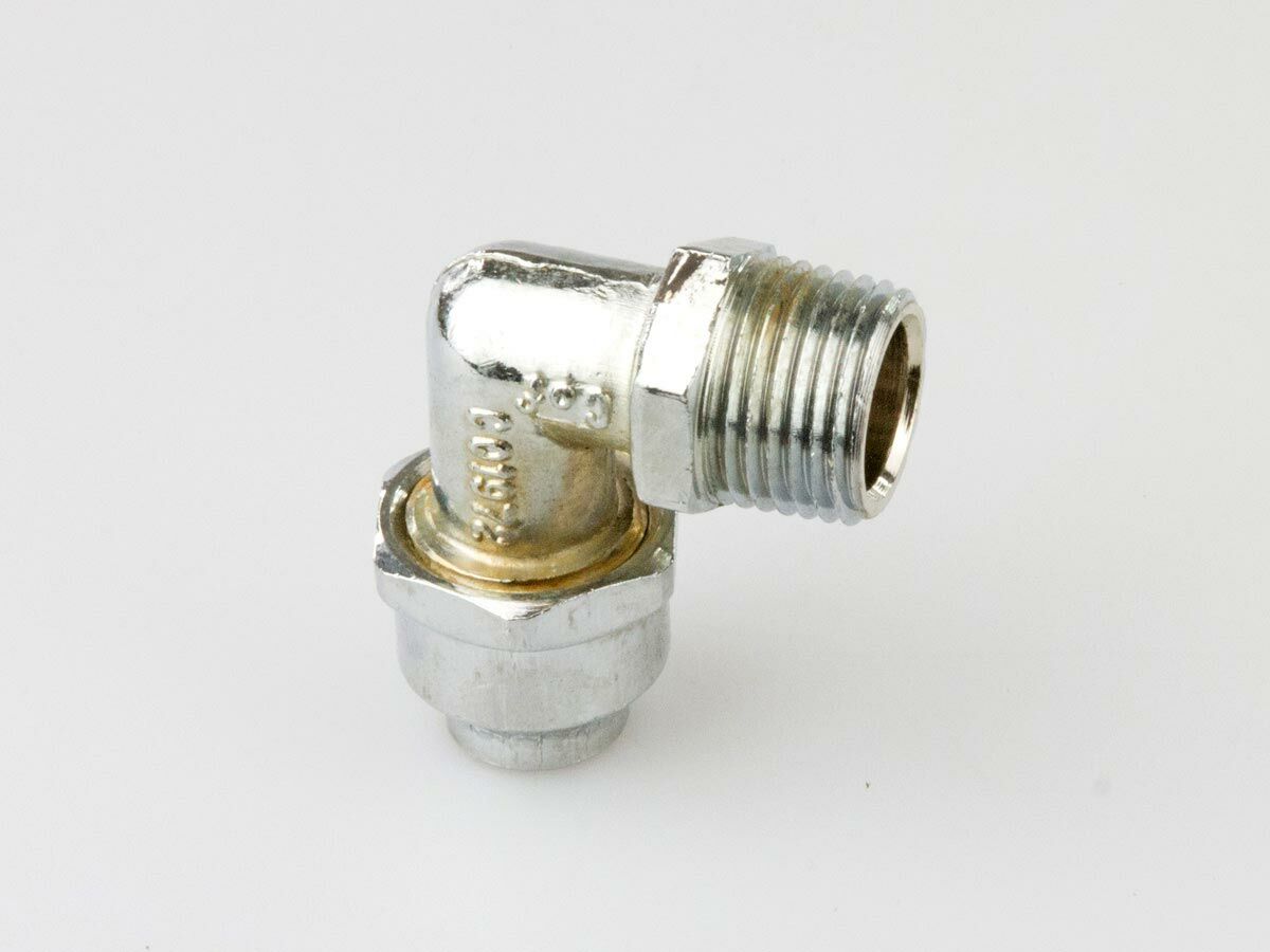 reece Comp Elbow Flared 15Mi x 15C Chrome