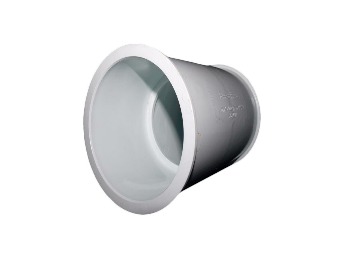 reece Conduit Adaptor 100mm PE to 100mm PVC White