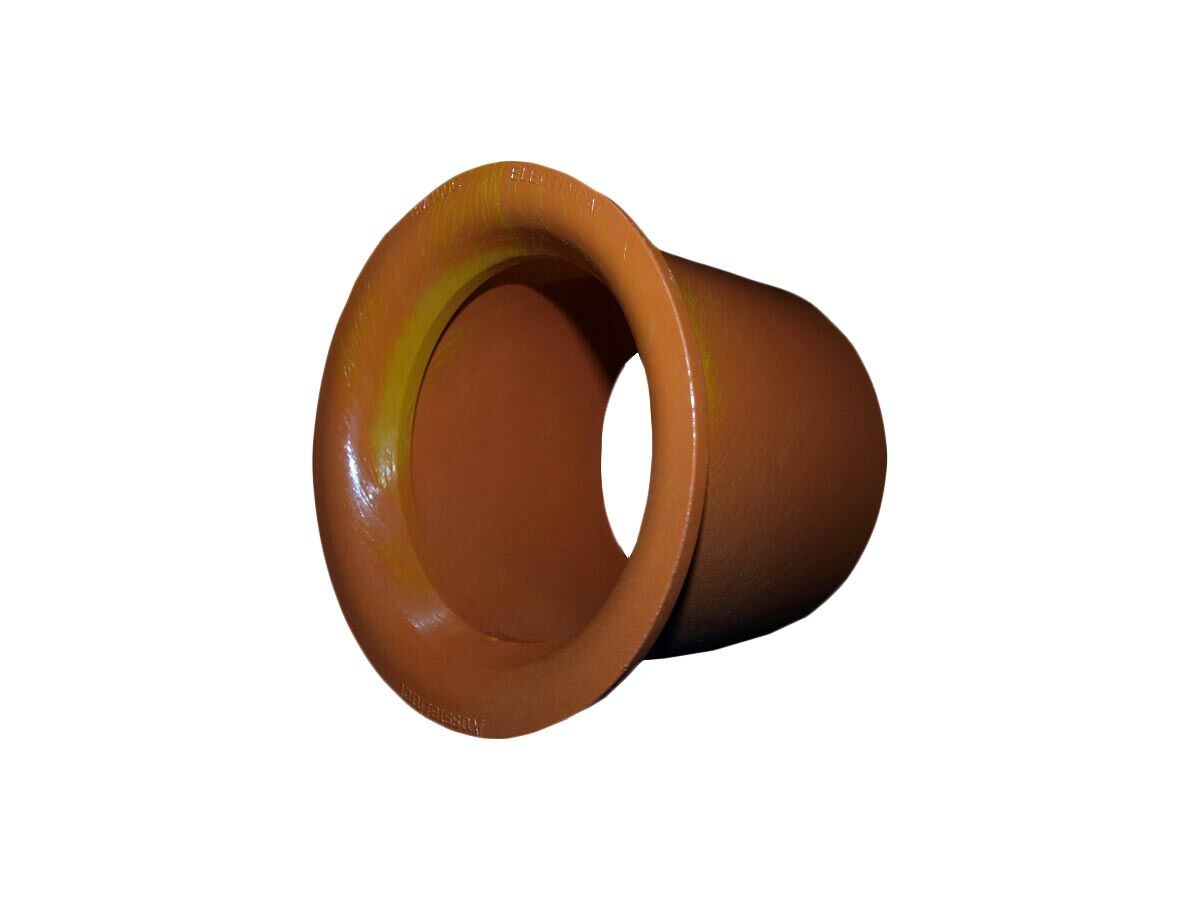 reece Conduit Bell Mouth Coupling 100mm Orange