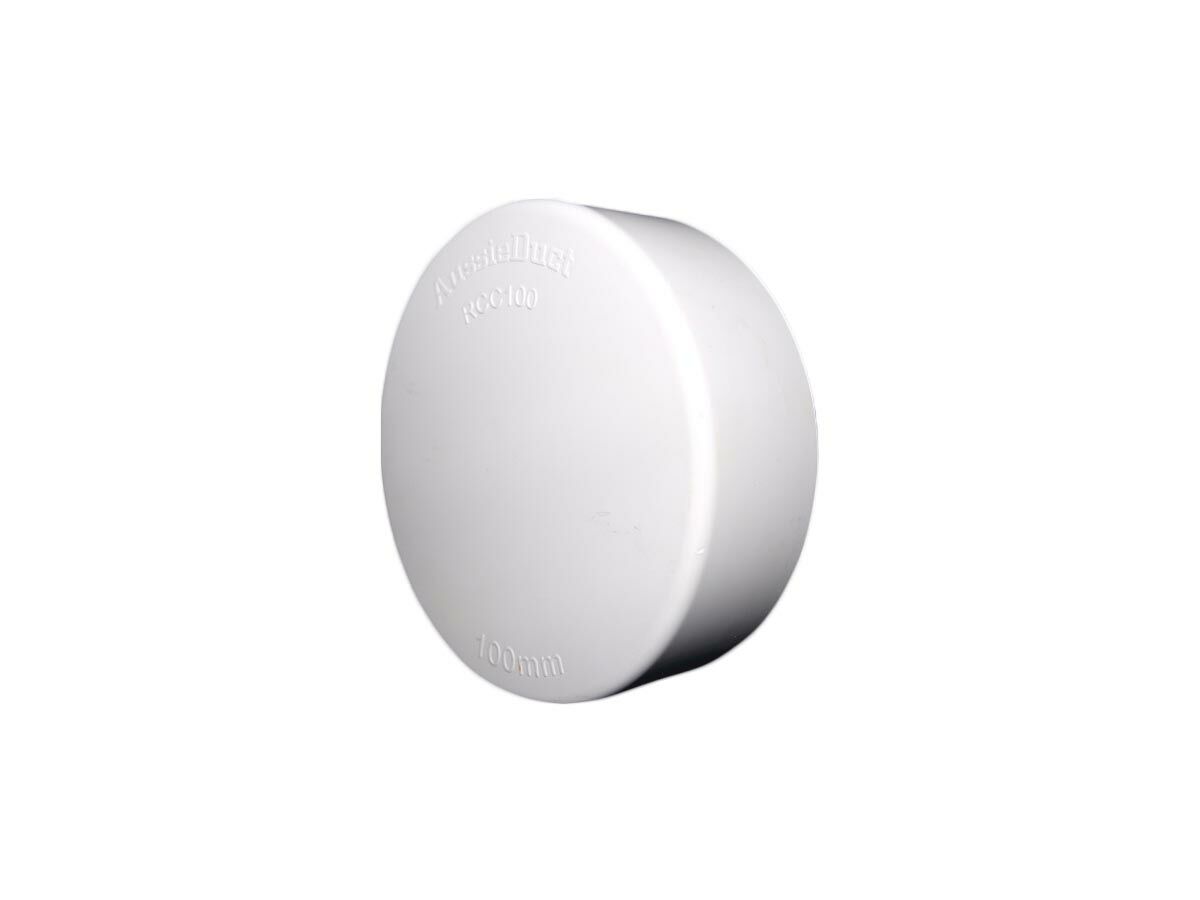 reece Conduit End Cap 100mm White