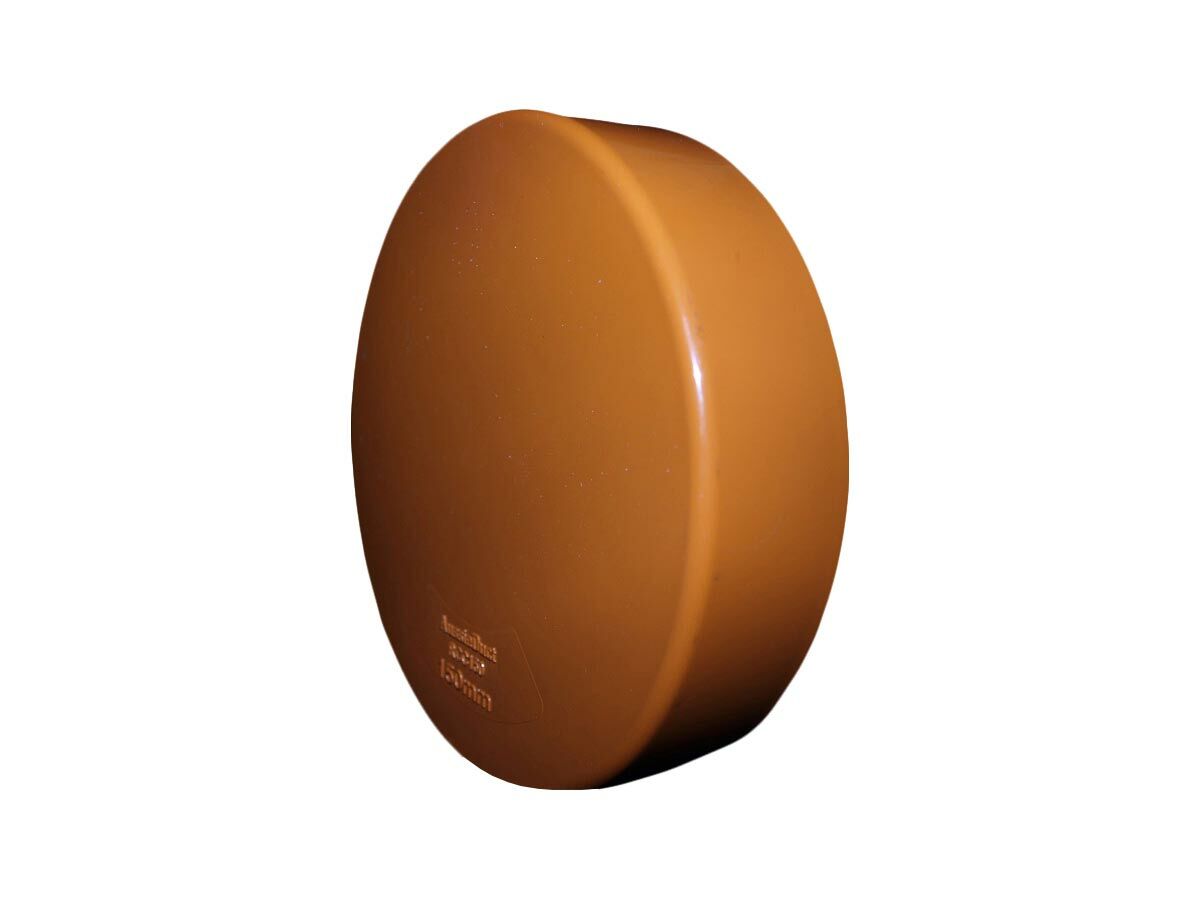 reece Conduit End Cap 150mm Orange