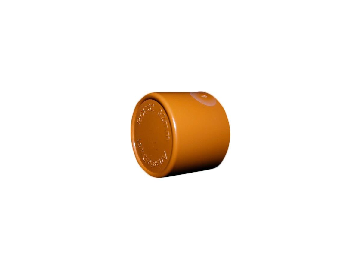 reece Conduit End Cap 32mm Orange