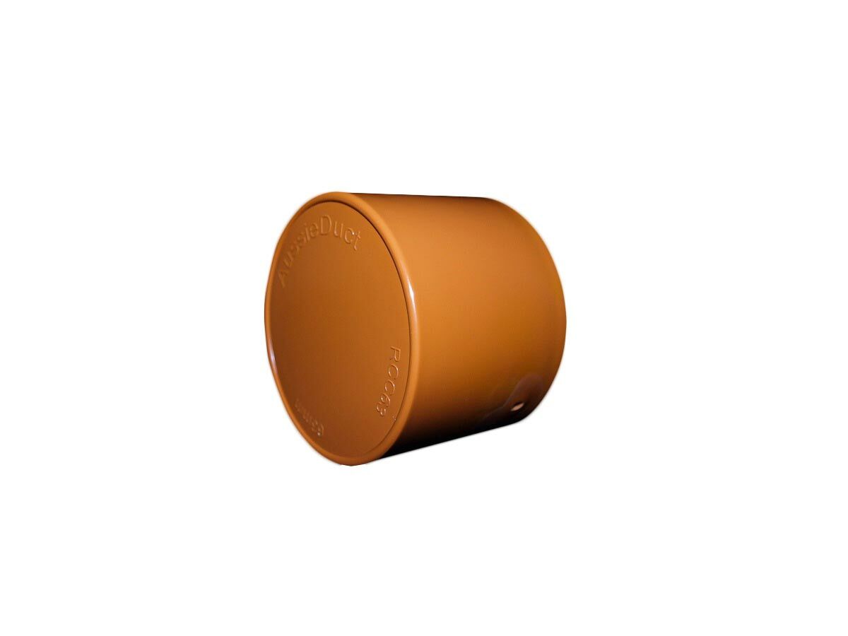 reece Conduit End Cap 63mm Orange