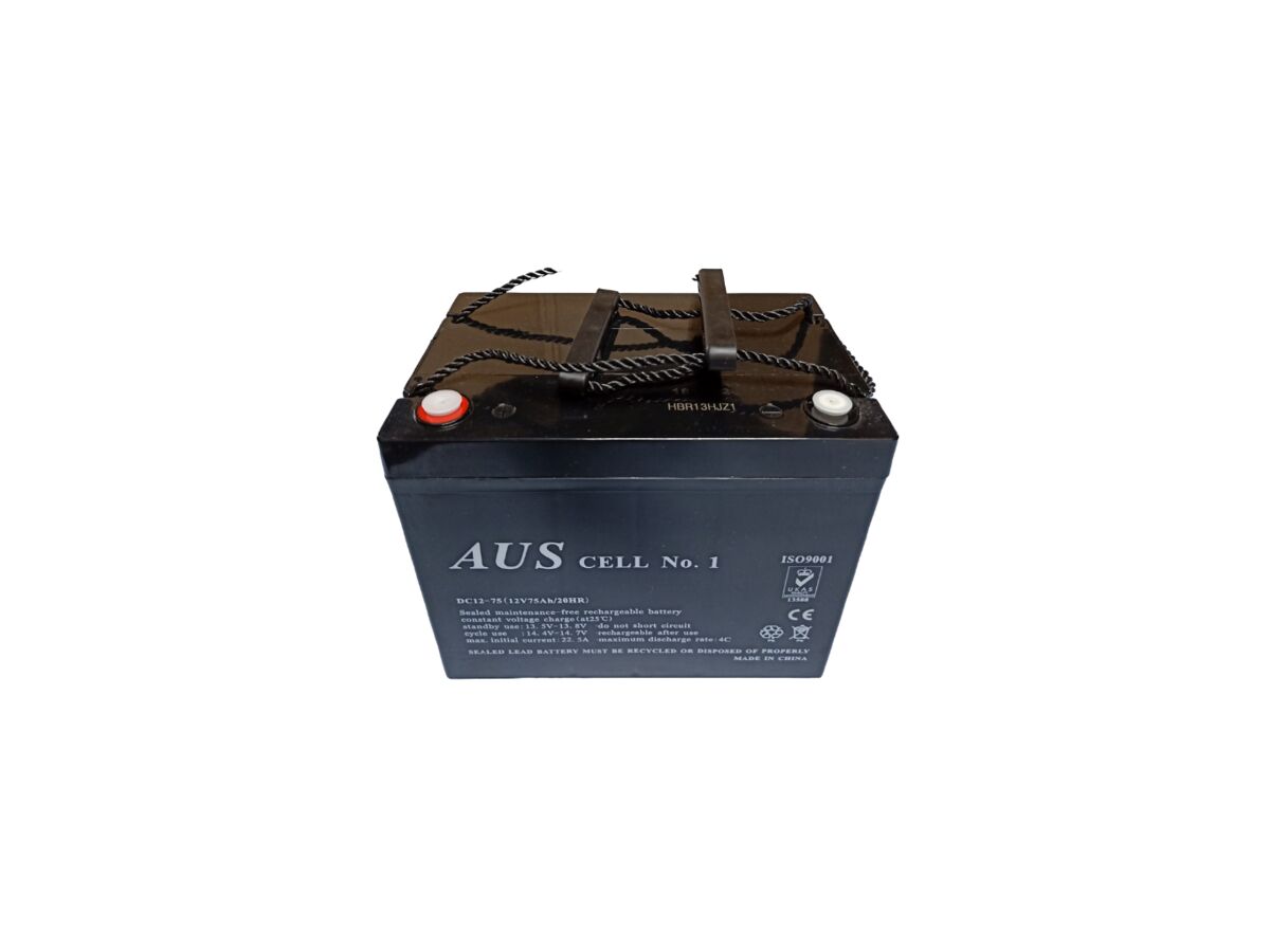 reece Deep Cycle Lead Acid Battery 12V DC 75Ah