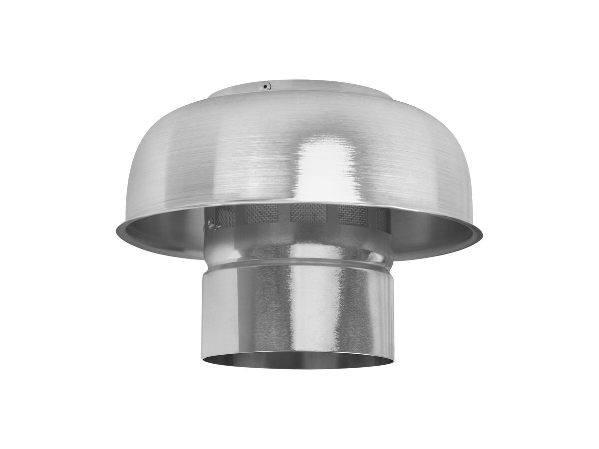 reece Deflecto Roof Mushroom Cowl Aluminium 125mm