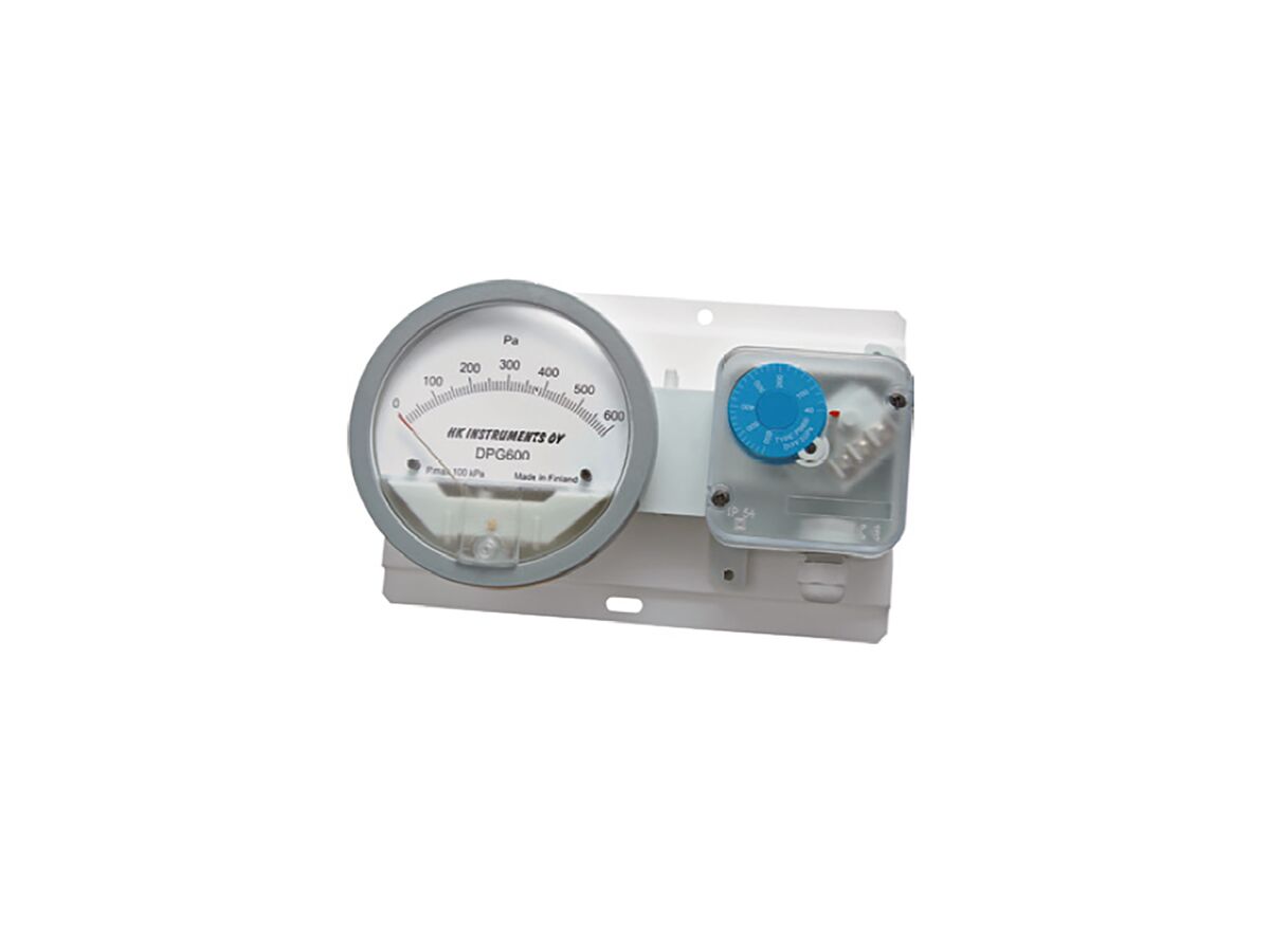reece Differential Pressure Gauge & Switch 0-600Pa