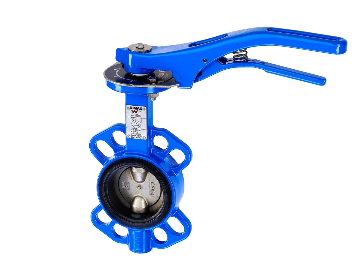 reece Dimax Butterfly Valve Wafer with Handle 65mm