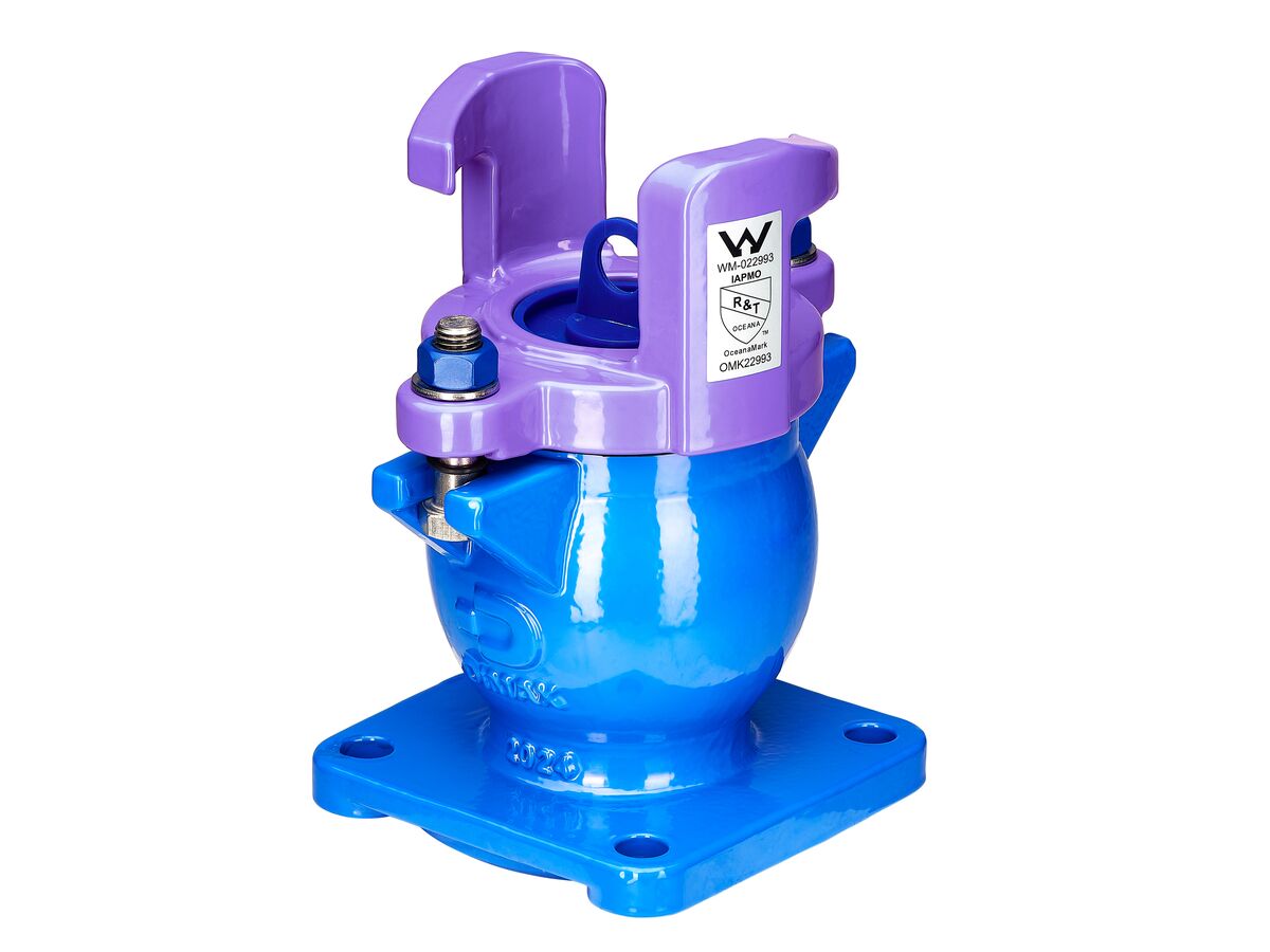 reece Dimax Spring Hydrant Lilac PN16 B5 80mm