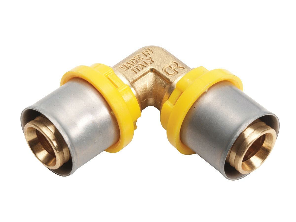 reece Duopex Gas Crimp Elbow 20mm