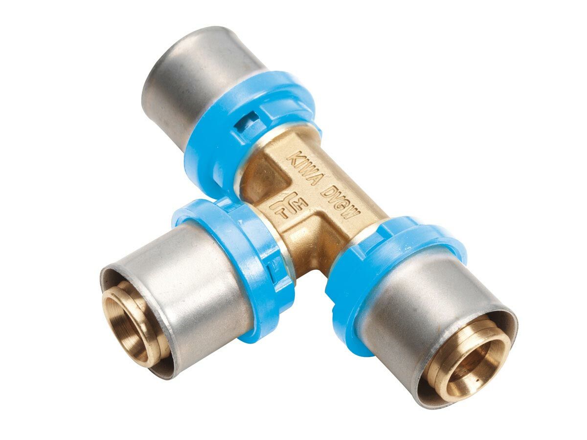 reece Duopex Water Crimp Tee 40mm