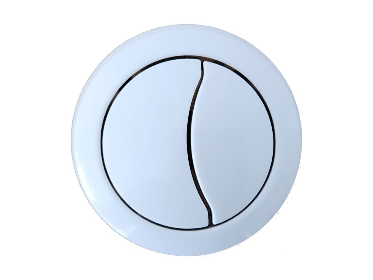 reece Dura Dual Flush Button Gloss White