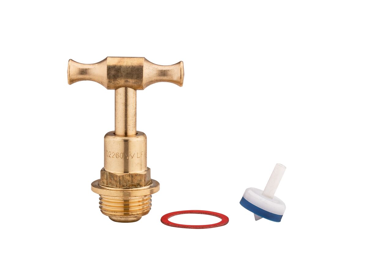 reece Dura T-Head Top (O-Ring) 15mm Lead Free