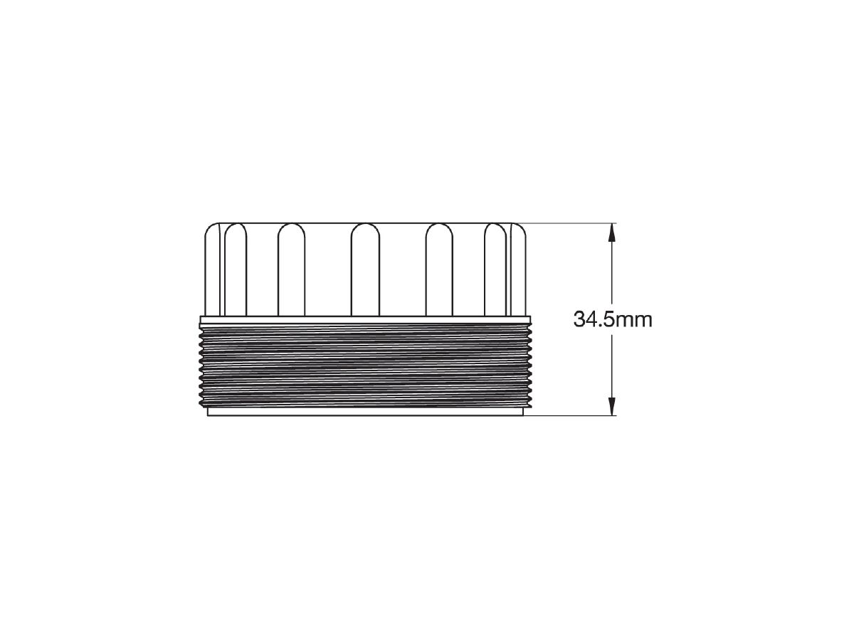 Reece Dura Trap Adaptor 40mm Female X 50mm Male