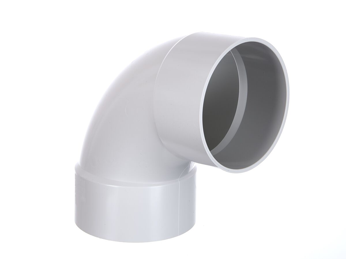 reece DWV Bend 100mm x 90 Degree Male & Female Plain