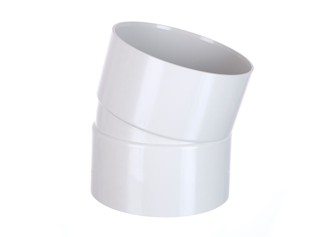 reece DWV Bend 150mm x 15 Deg Female & Female Plain