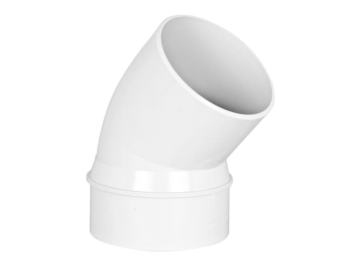 reece DWV Bend 150mm x 45 Degree Male & Female Plain