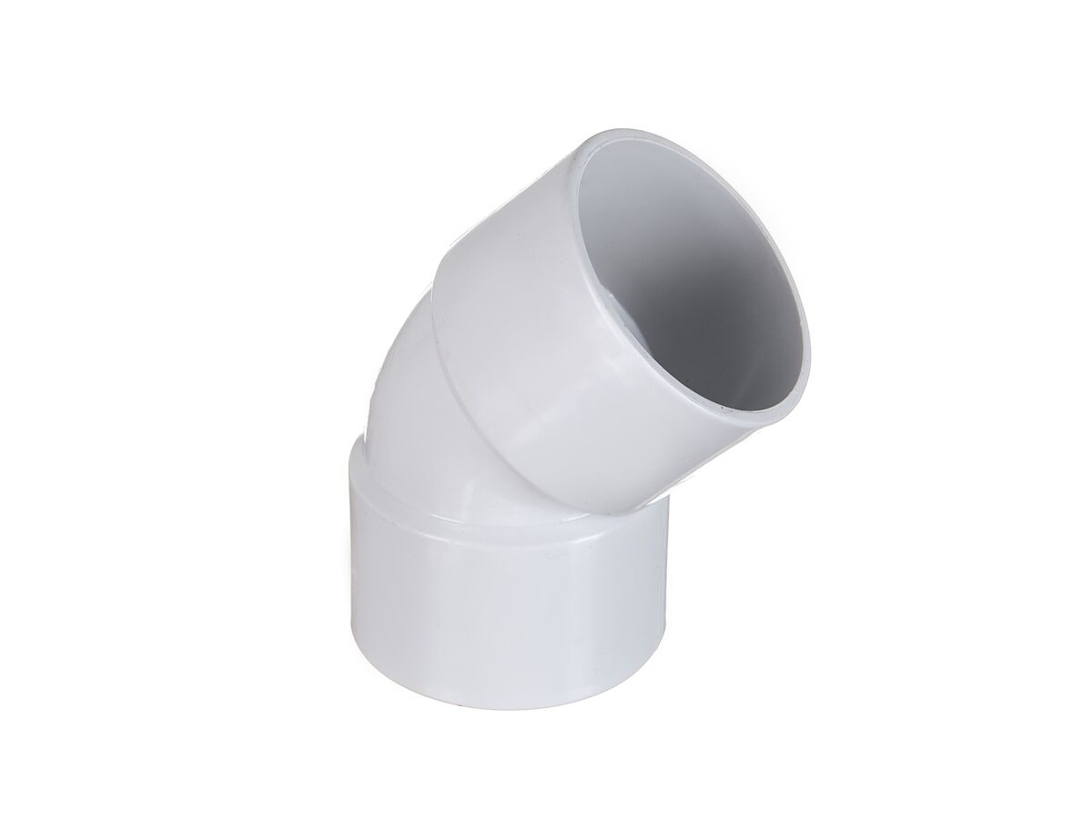 reece DWV Bend 40mm x 45 Degree Plain