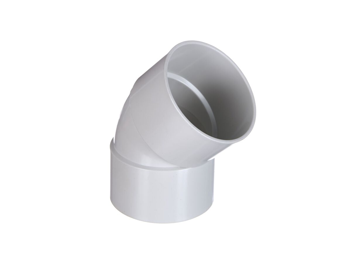 reece DWV Bend 65mm x 45 Degree Plain