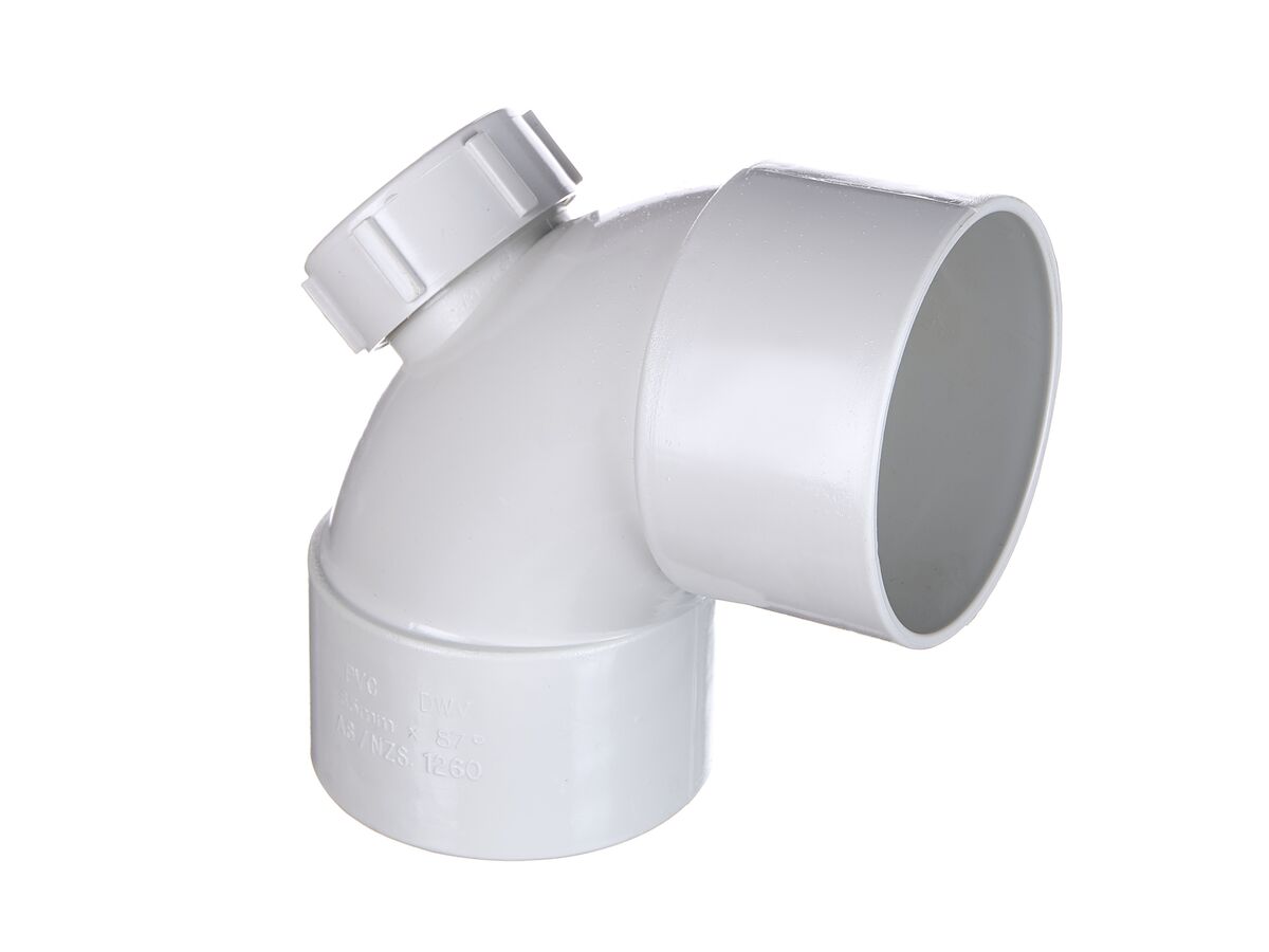 reece DWV Bend 65mm x 85 Degree IO