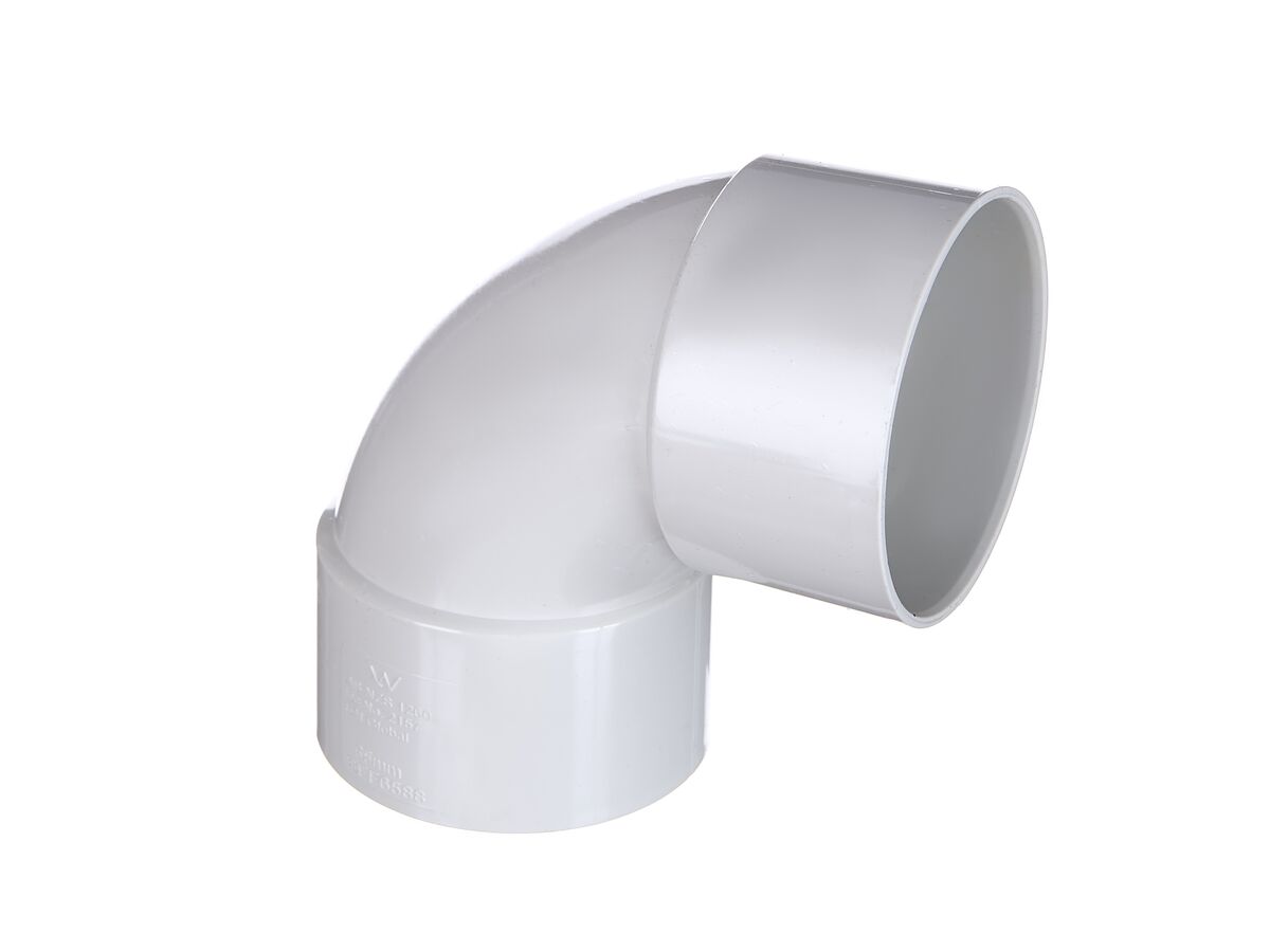 reece DWV Bend 65mm x 85 Degree Plain