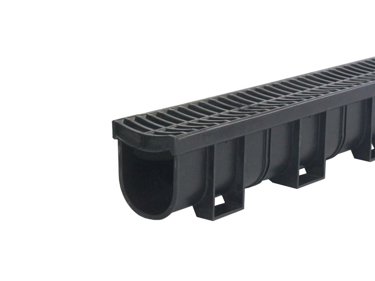 reece Easydrain Channel Complete Black 1mtr