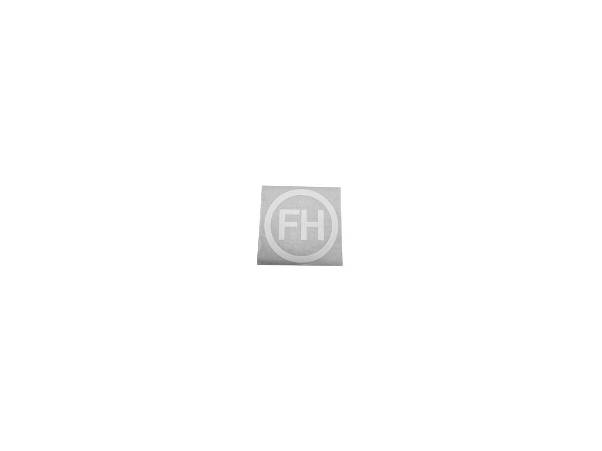 reece Fire Hose In Circle - White Vinyl Letter 100mm