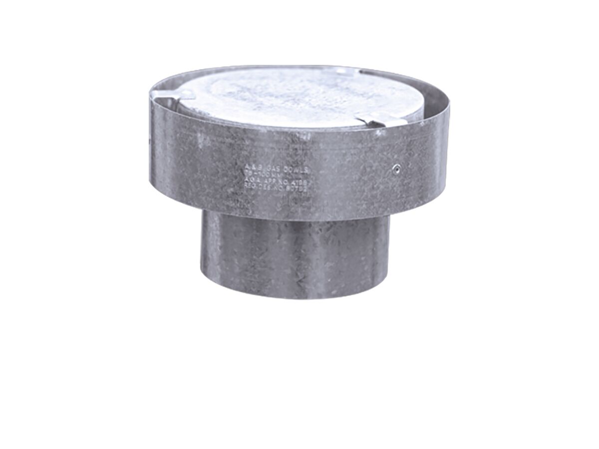 reece Gas Cowl (Suit Fibro) - Galvanised 4 1/2" 115mm