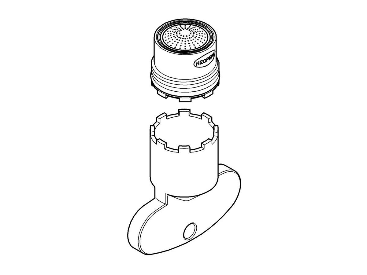 Reece GROHE Aerator And Key 13937000