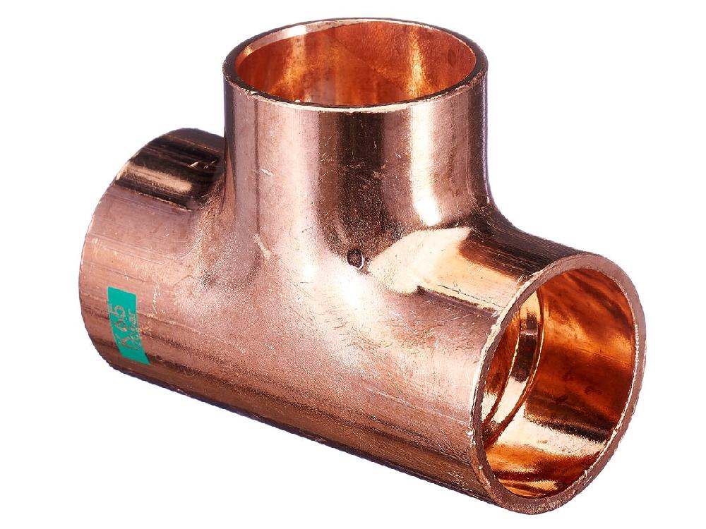 reece Henry K65 Copper Tee Equal 1 3/8"