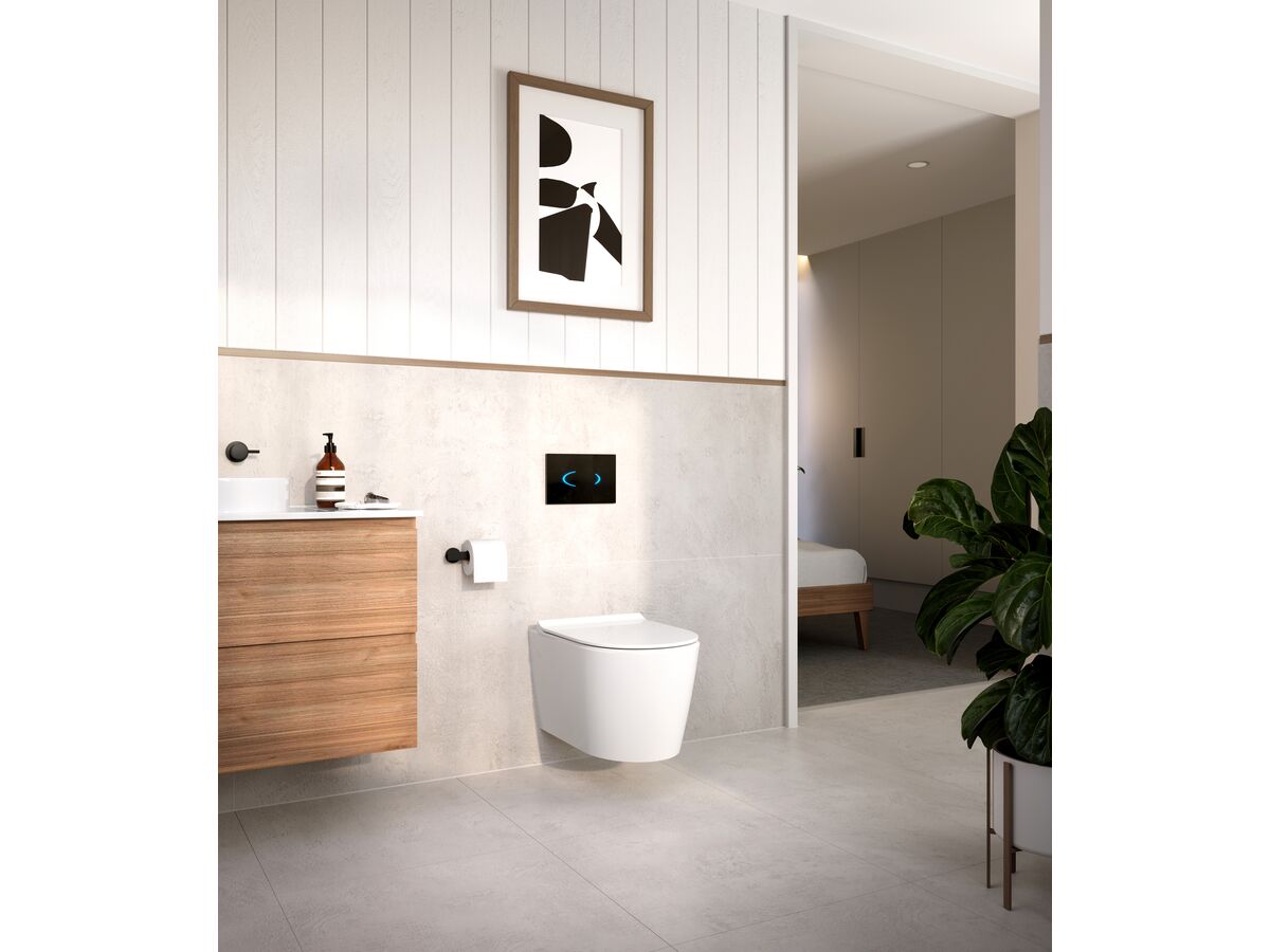 Reece Hideaway+ Sensor Button/Plate Inwall Black