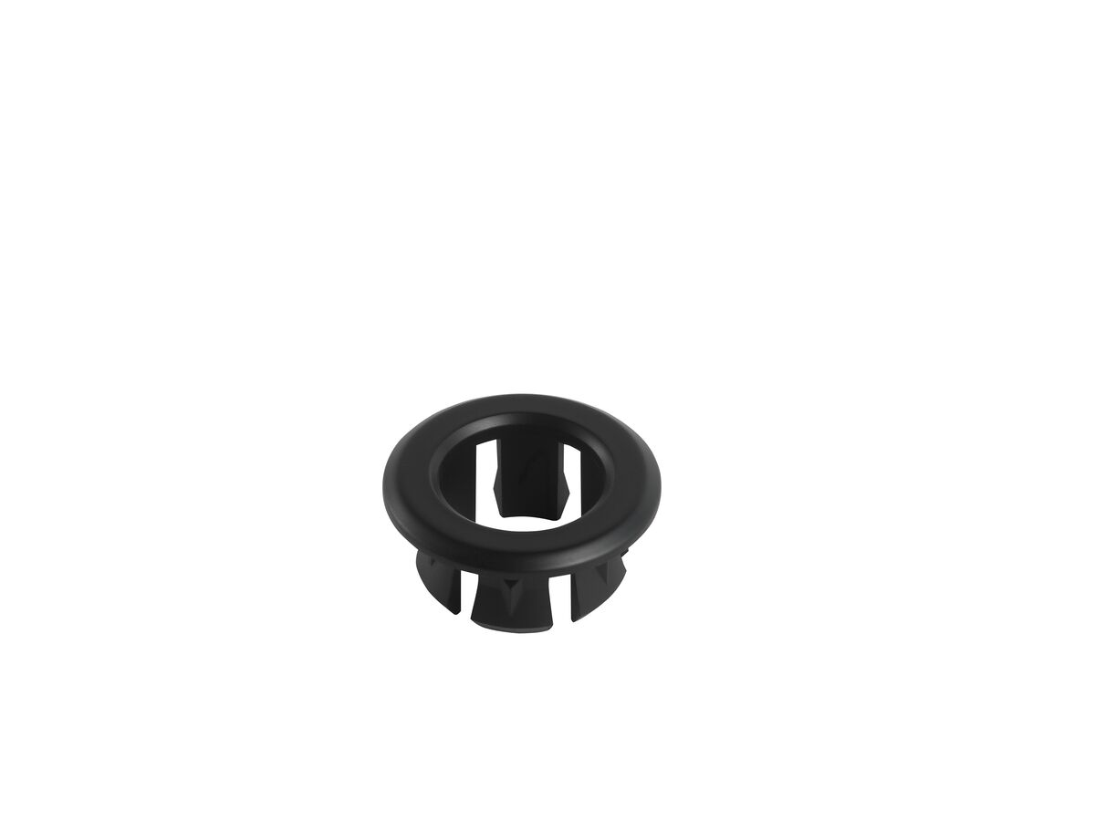 reece Hollow Round Overflow Dress Ring Matte Black