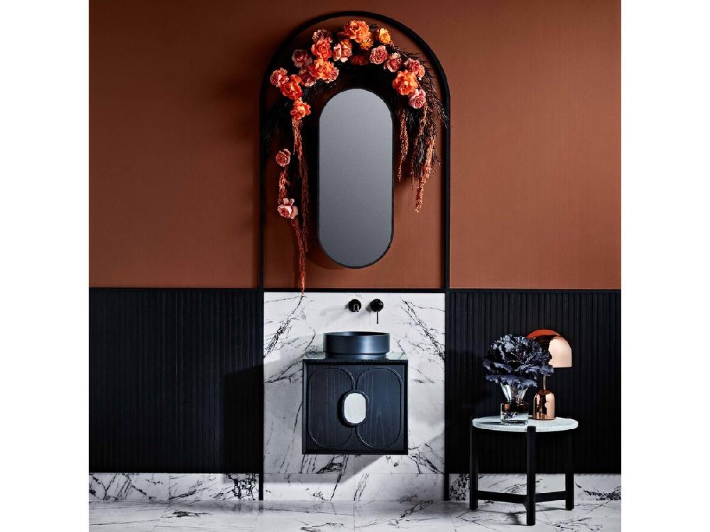 Reece ISSY Blossom Mirror 325 X 800mm Slate Oak