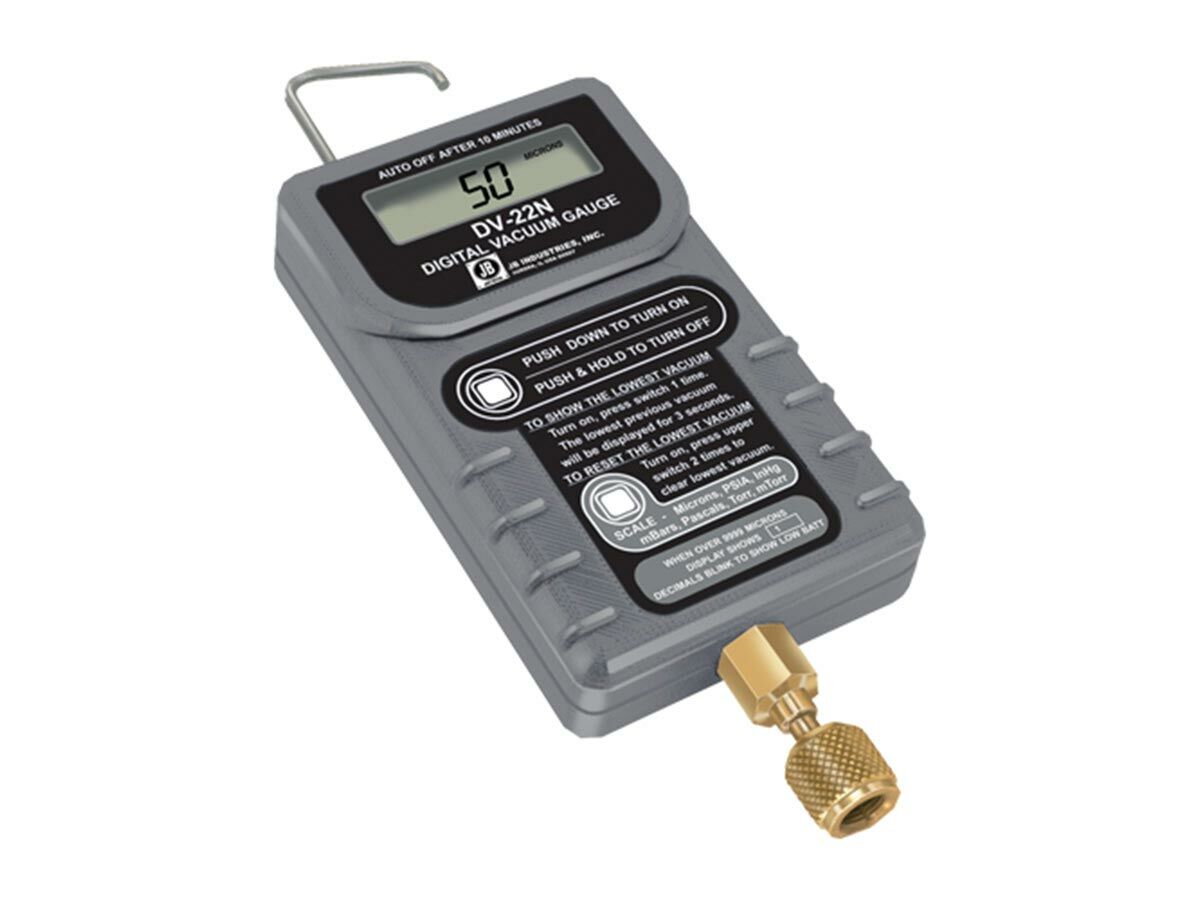 reece JB Digital Vacuum Gauge with Case