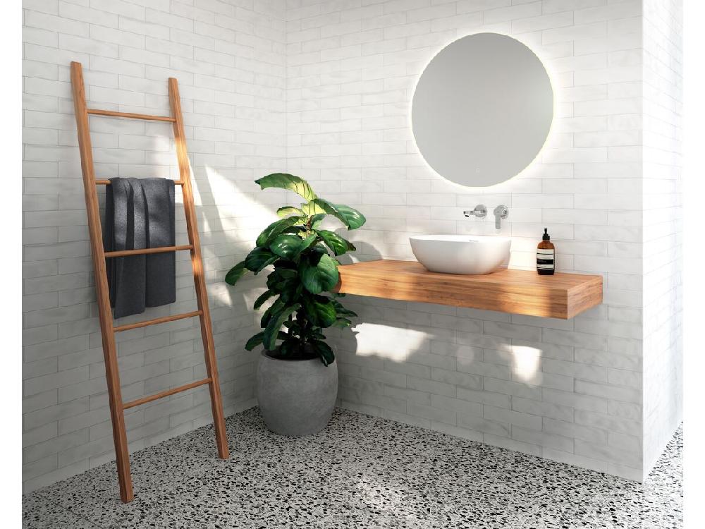 Reece Kado Arc Towel Ladder American Solid Oak