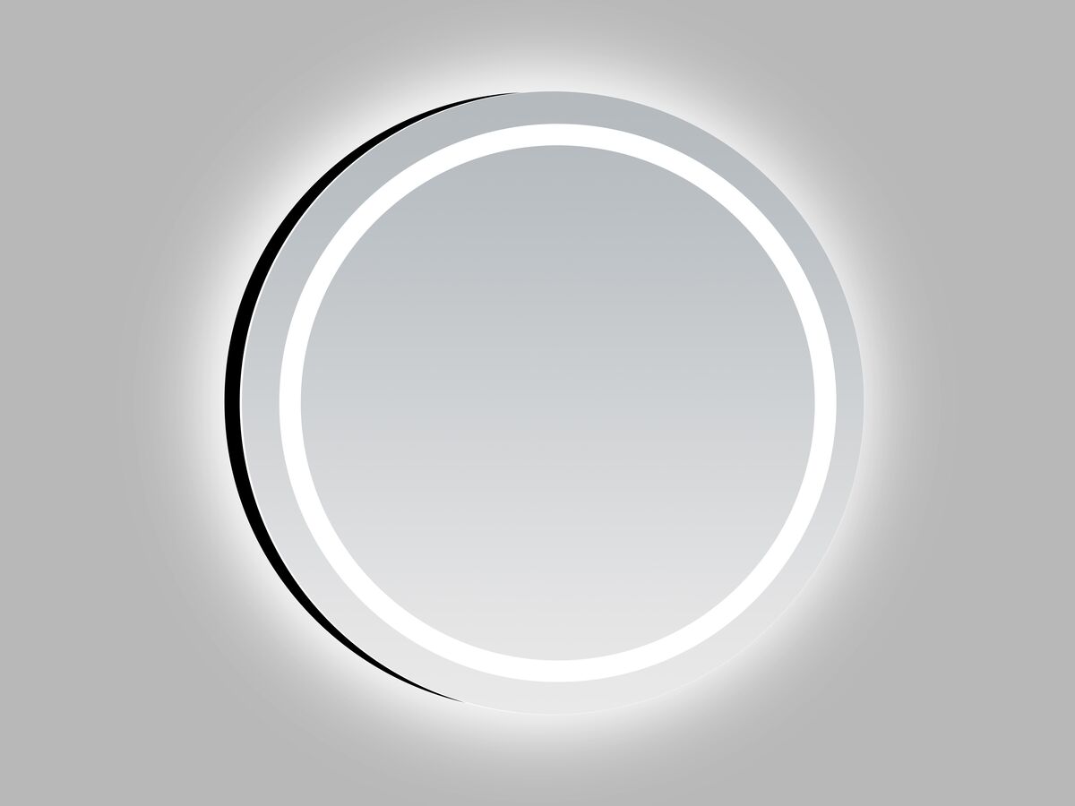 Reece Kado Aspect Round Veil LED Mirror 600mm