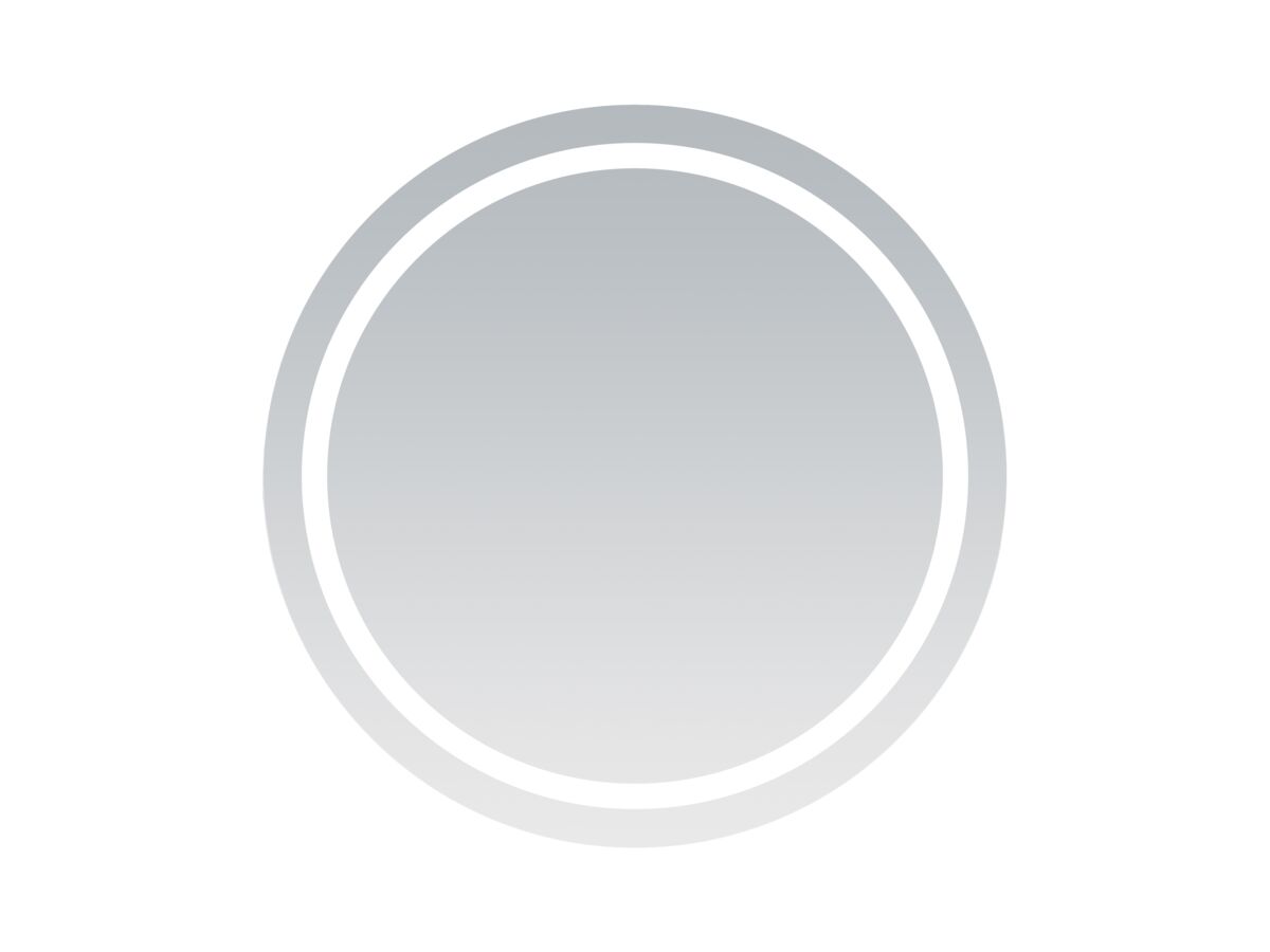reece Kado Aspect Round Veil LED Mirror 600mm