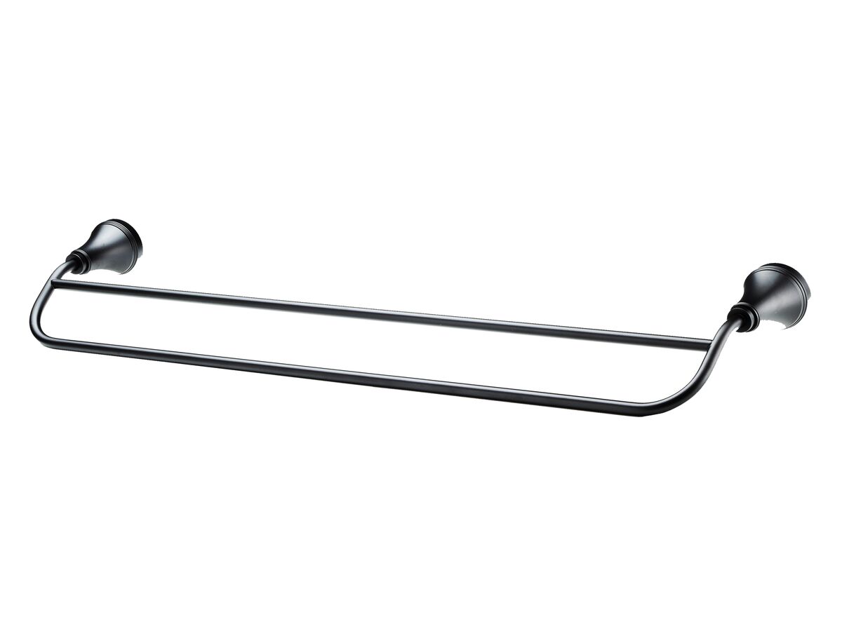 reece Kado Era Double Towel Rail 750mm Matte Black