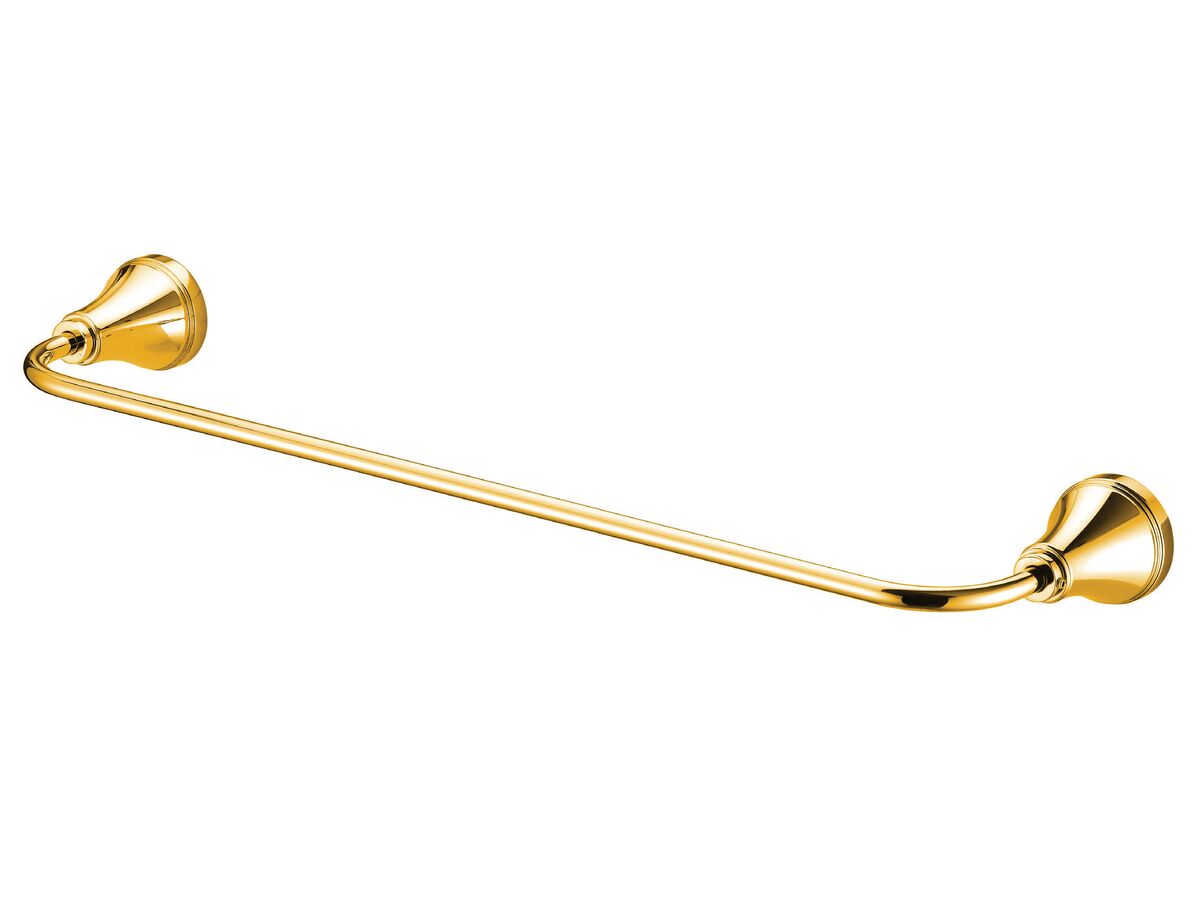 reece Kado Era Single Towel Rail 600mm Brass Gold