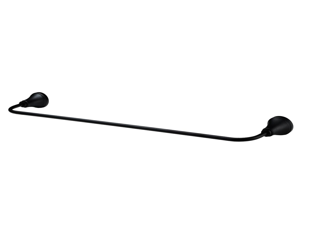 reece Kado Era Single Towel Rail 600mm Matte Black