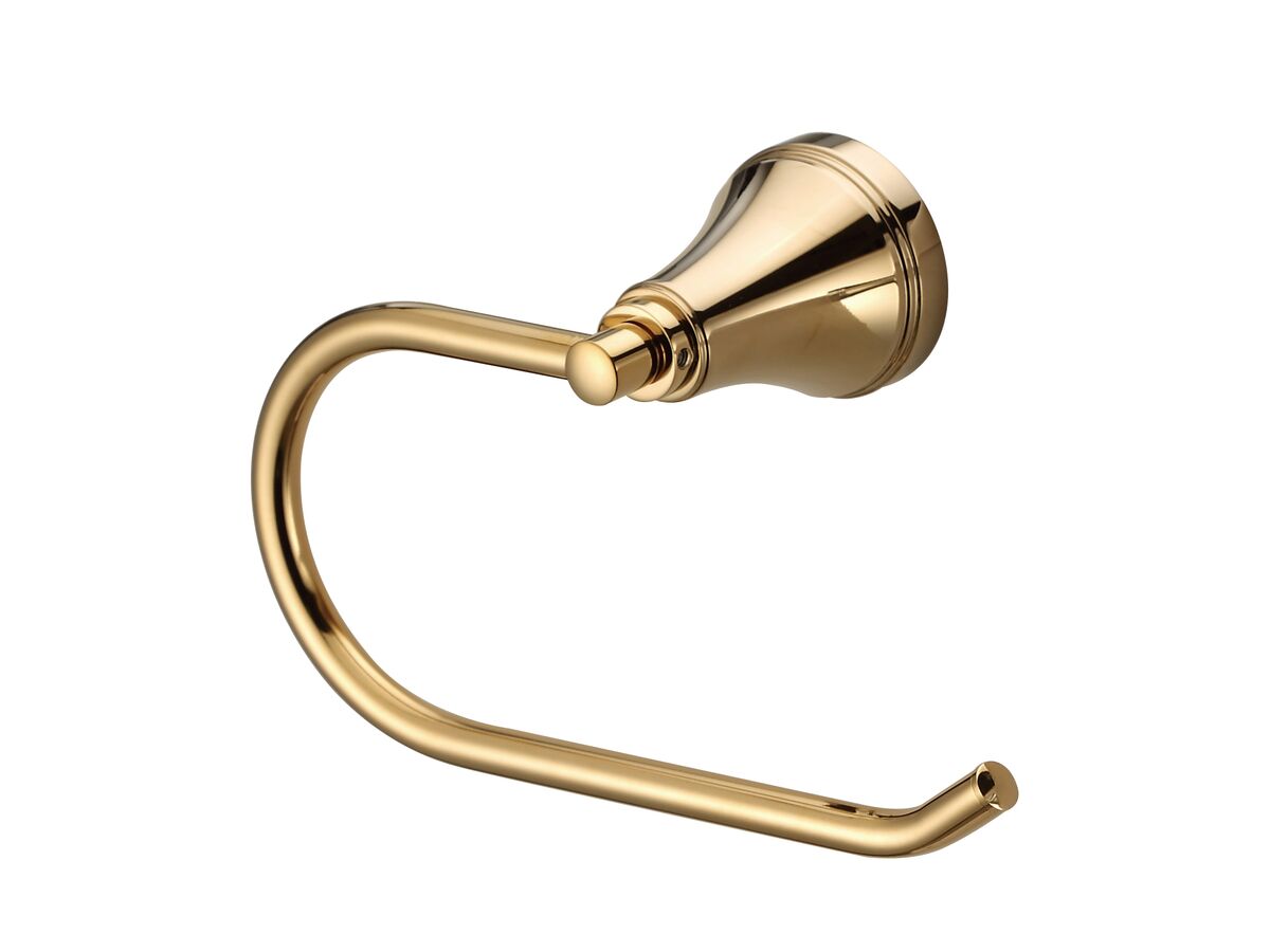 reece Kado Era Toilet Roll Holder Brass Gold