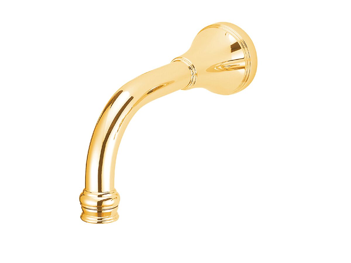 reece Kado Era Wall Bath Outlet 150mm Brass Gold