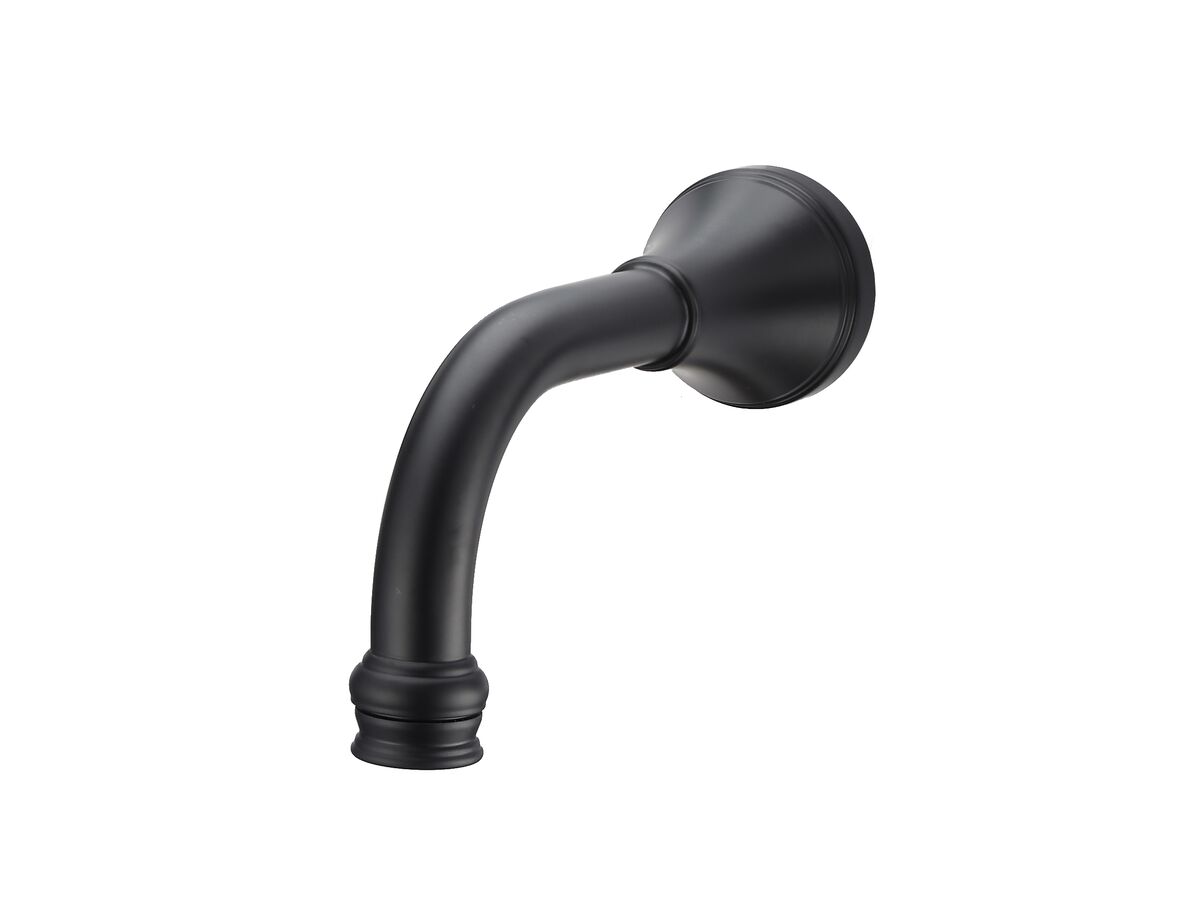 reece Kado Era Wall Bath Outlet 150mm Matte Black